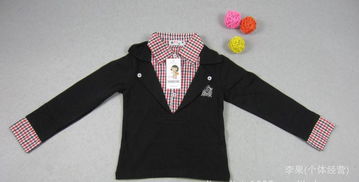 2012春款童裝 韓版外貿精品假兩件長袖T恤詳解